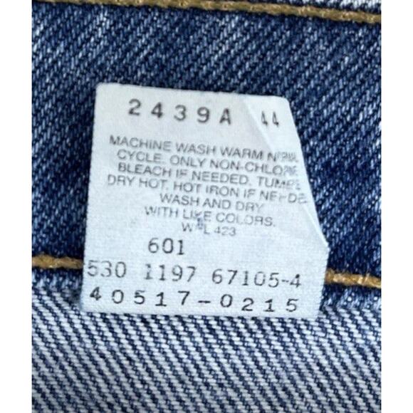 Vintage Levis 517 Jeans Mens Bootcut Made In USA 90s Orange Tab Size 36x32 - Picture 4 of 7